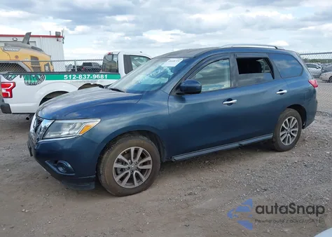 2014 Nissan Pathfinder S из США, поврежденный, VIN 5N1AR2MN2EC658061